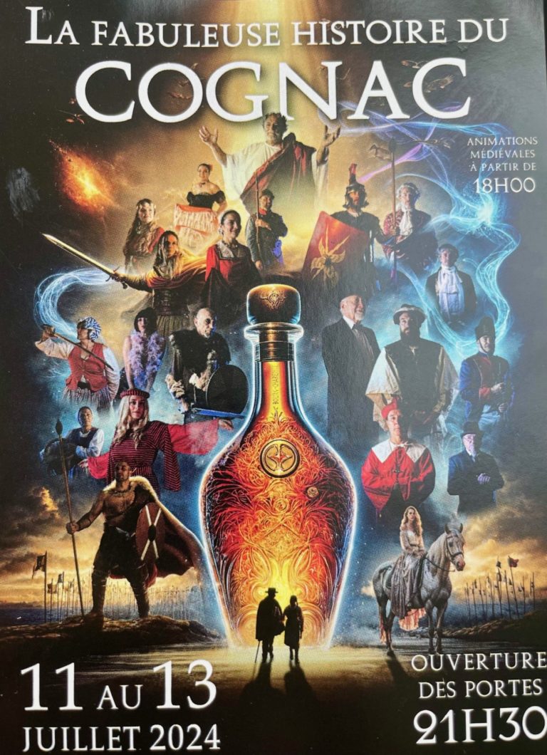 affiche du son et lumière de Bourg Charente