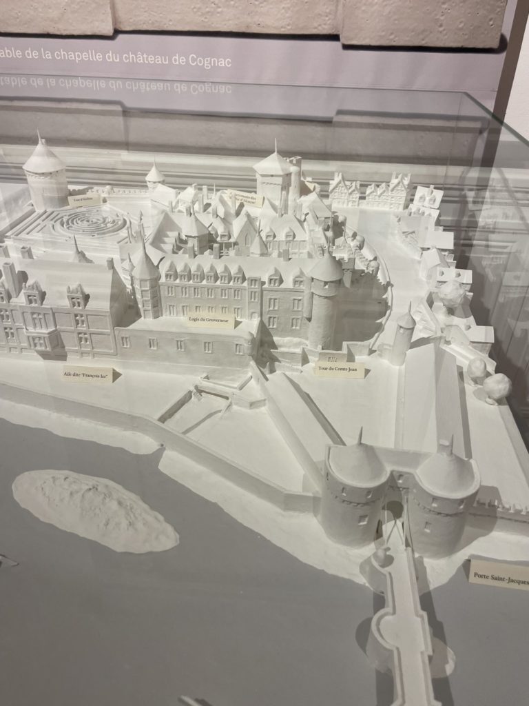 maquette du château royal de Cognac