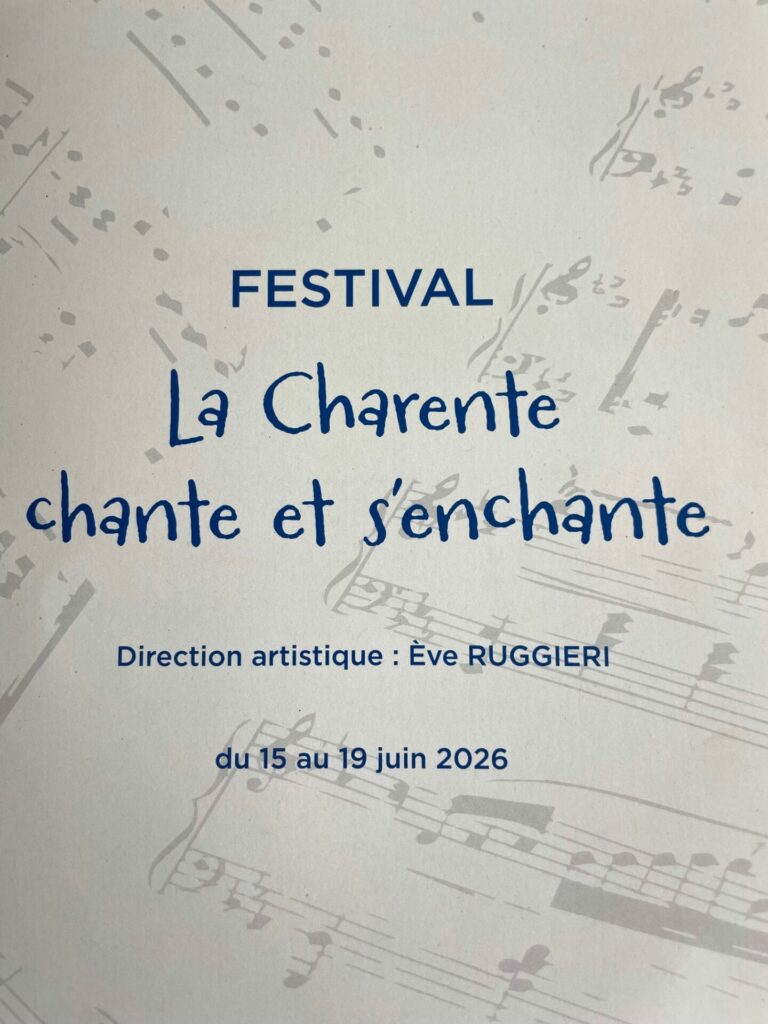 le festival de musique La Charente chante et s'enchante
