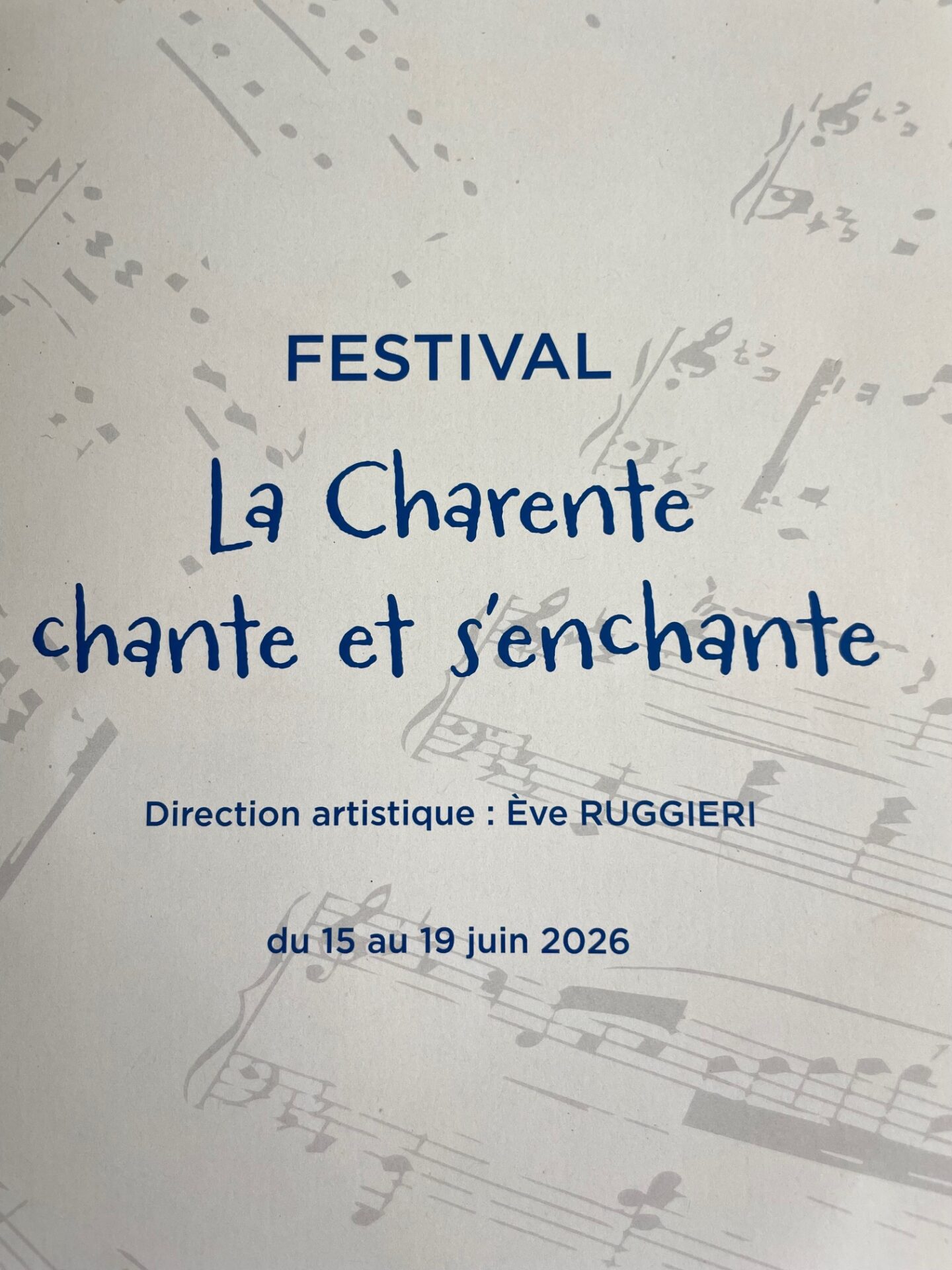le festival de musique La Charente chante et s'enchante