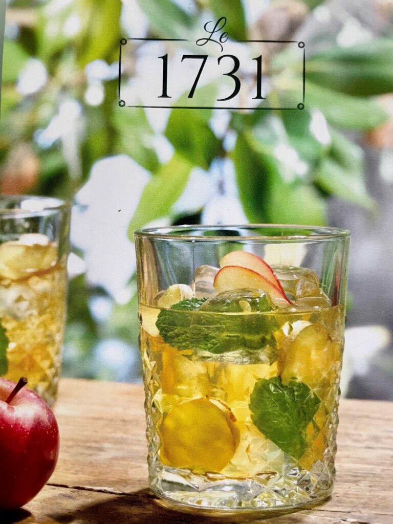 le 1731 cocktail de la maison de cognac Cognac Bertrand
